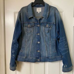 Torrid Lightly Distressed Denim Jacket